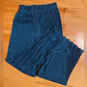 NWOT Teal High Waisted Flare Party Pants
